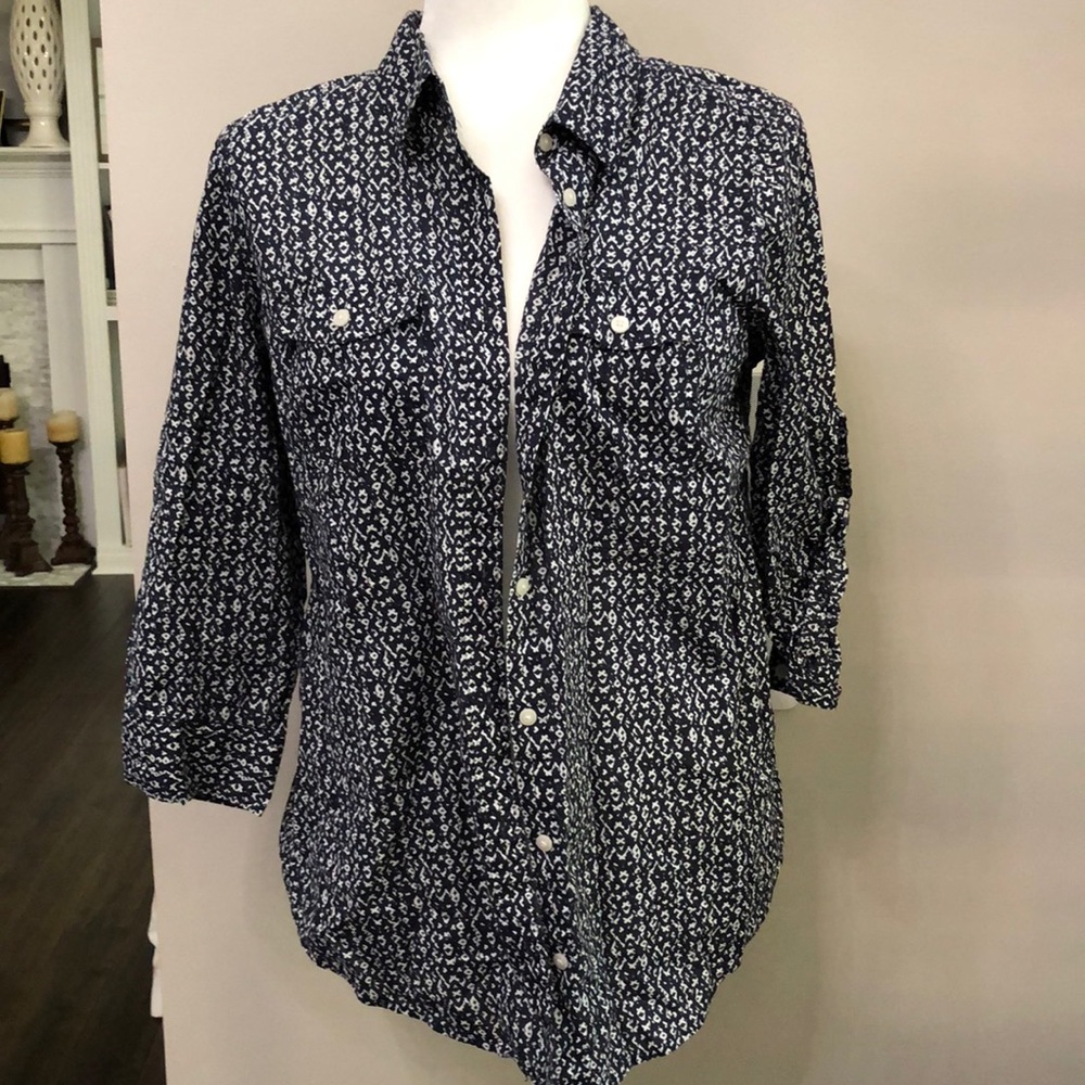 St. John’s Bay Quarter Sleeve Button Down